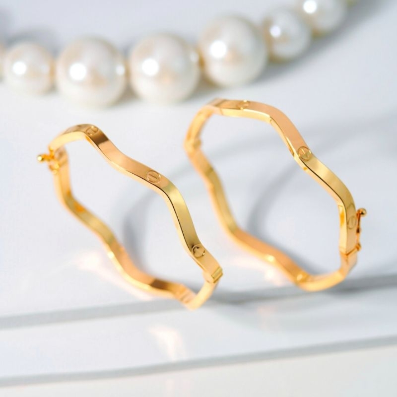 Gelang Emas Anak CRT Safari Pipih - Toko Emas Gadjah