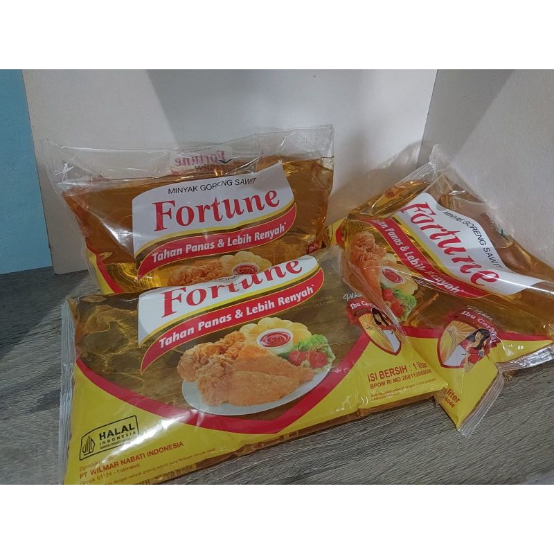 

(JATIM) Minyak Goreng Fortune Bantal 1 Liter