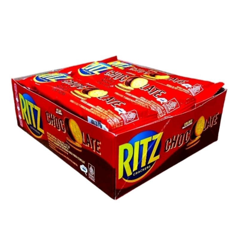 

Ritz Sandwich Chocolate 27g (1Pak : 12pcs) Sandwich Chocolate Coklat Cokelat Crackers Biskuit Rasa Coklat Biskuit Chocolate Crackers Coklat Biskuit Sandwich Coklat Enak