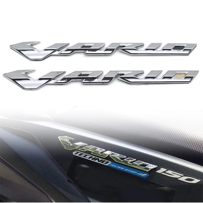 Emblem vario 150 2015 2017 sepasang kanan kiri