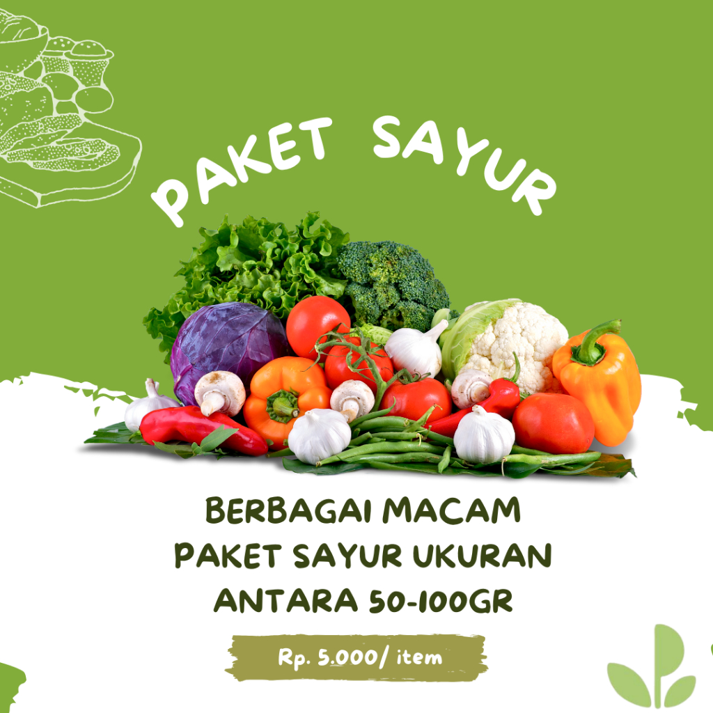 

Paket Sayuran 5 ribuan
