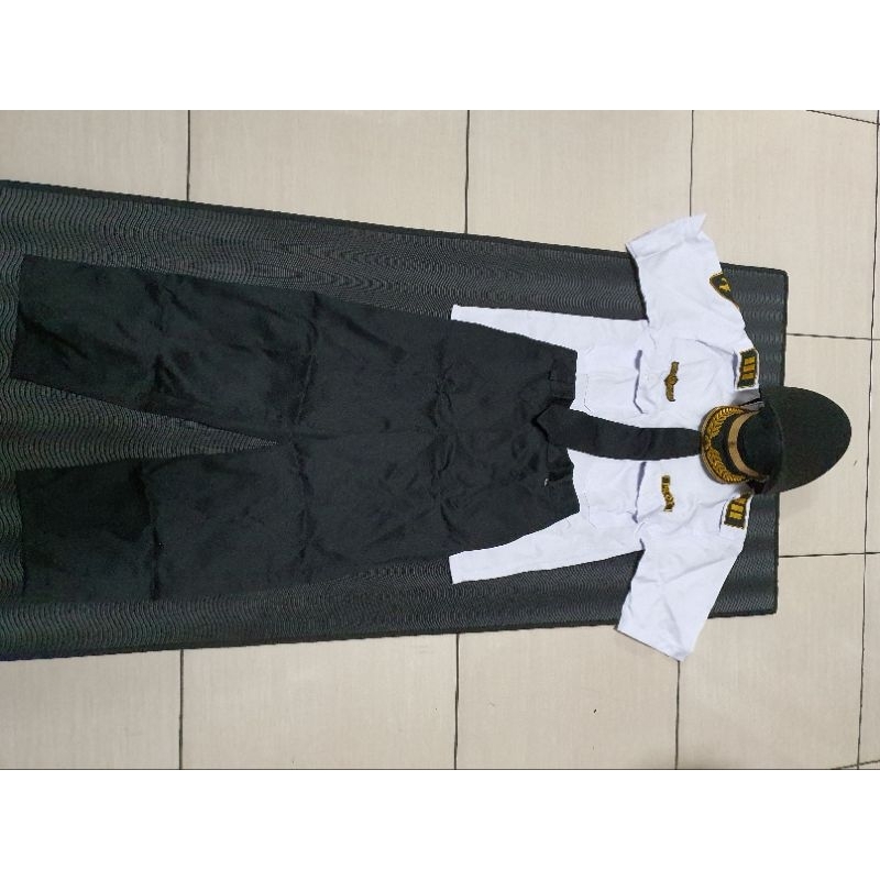 Baju karnaval Pilot/ Baju jendral anak Pilot umur 9-10 tahun|Baju profesi anak Pilot umur 9-10 tahun