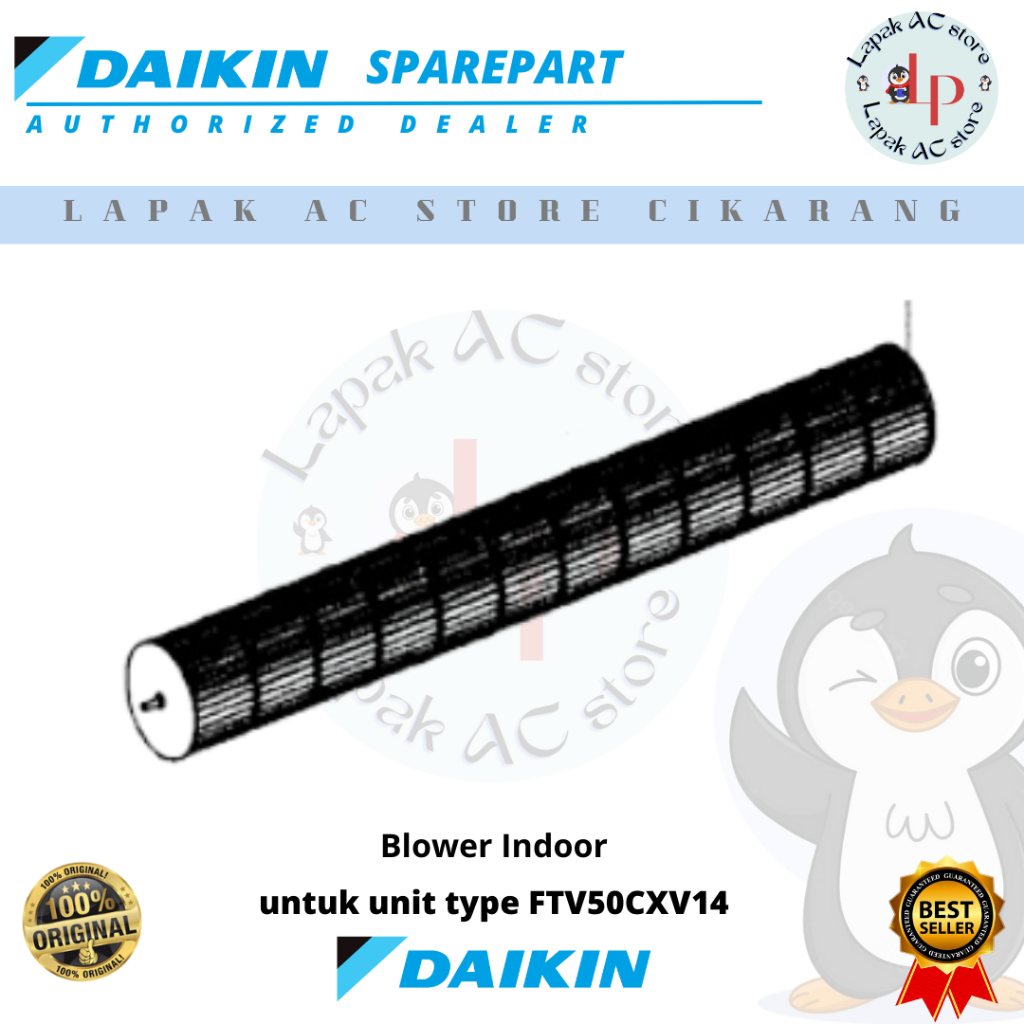 Blower Indoor AC DAIKIN Malaysia 2 PK FTV50CXV14