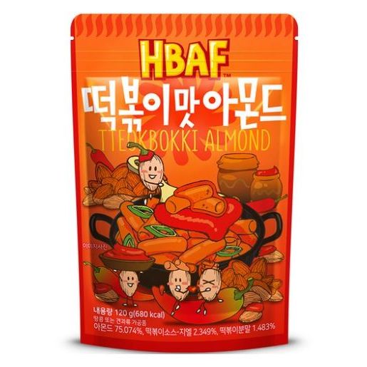 

[Pre Order] HBAF Tteokbokki Almond 120 gr