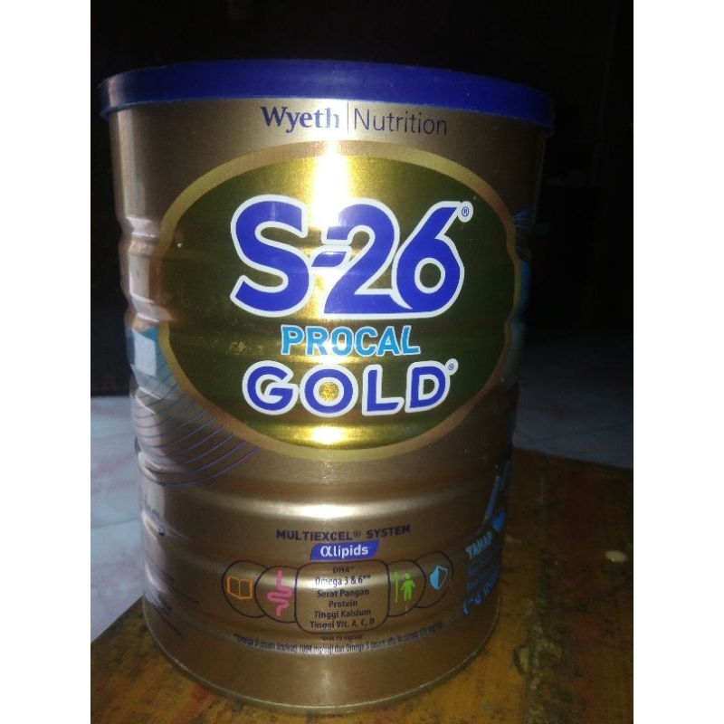 kaleng bekas susu S-26 procal Gold 1,6 kg