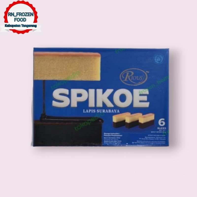 

RIOUS SPIKOE Lapis Surabaya 6 Slices kemasan 200gr