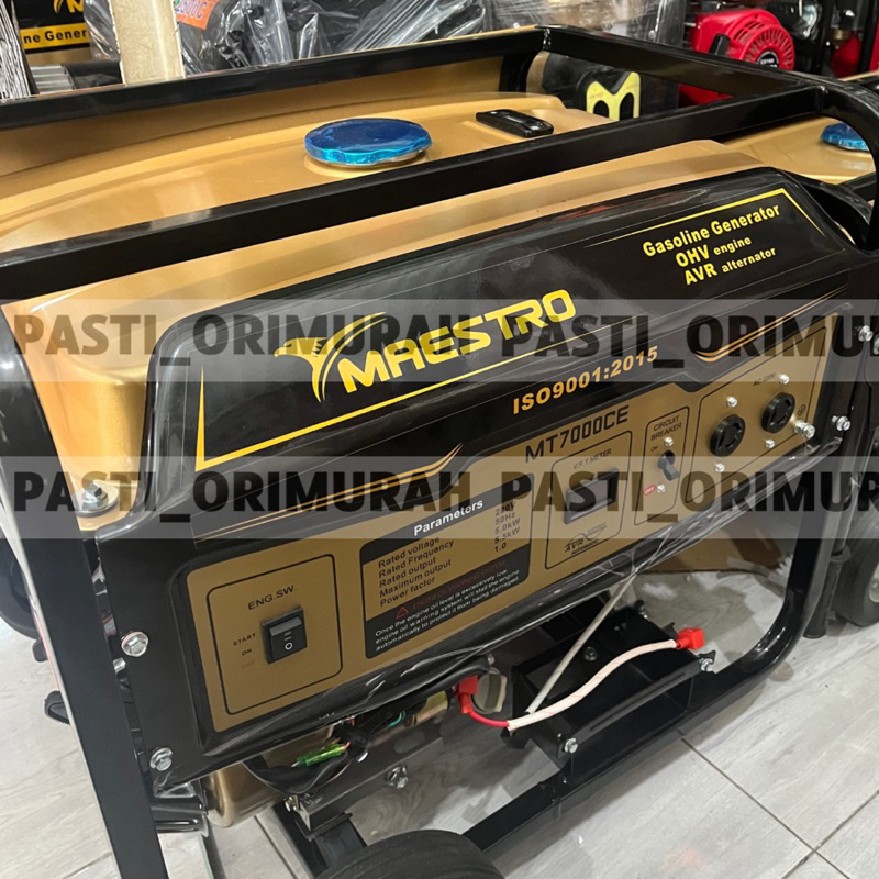 gasoline generator maestro MT7000CE mt 7000 ce genset bensin 5000w 5500 watt mesin pembangkit listri