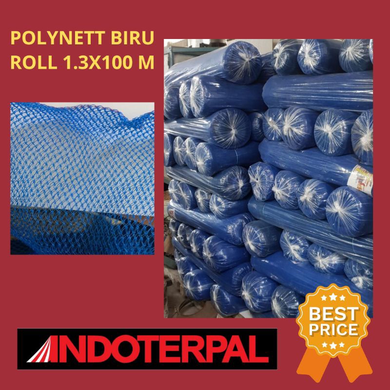 Polynet Biru Roll 1.3 x 100 m