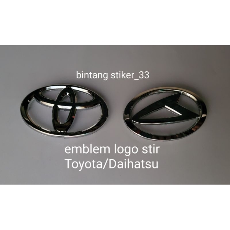 emblem logo stir toyota /emblem logo stir daihatsu.
