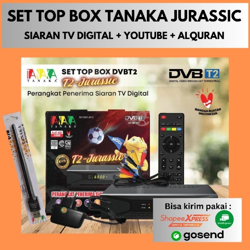 PROMO STB Set Top Box Tanaka T2 New TV Digital Gratis Set Channel