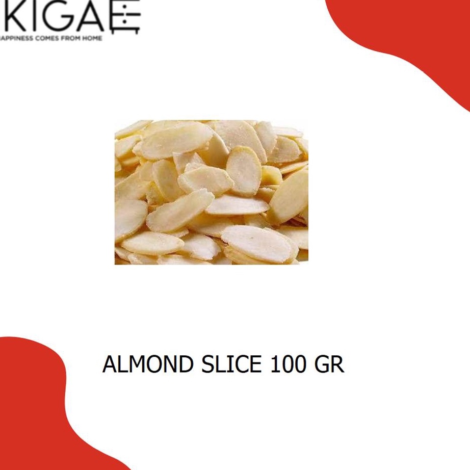 

MEGA SALE KACANG ALMOND SLICE SLICE ALMOND 1 GR REPACK