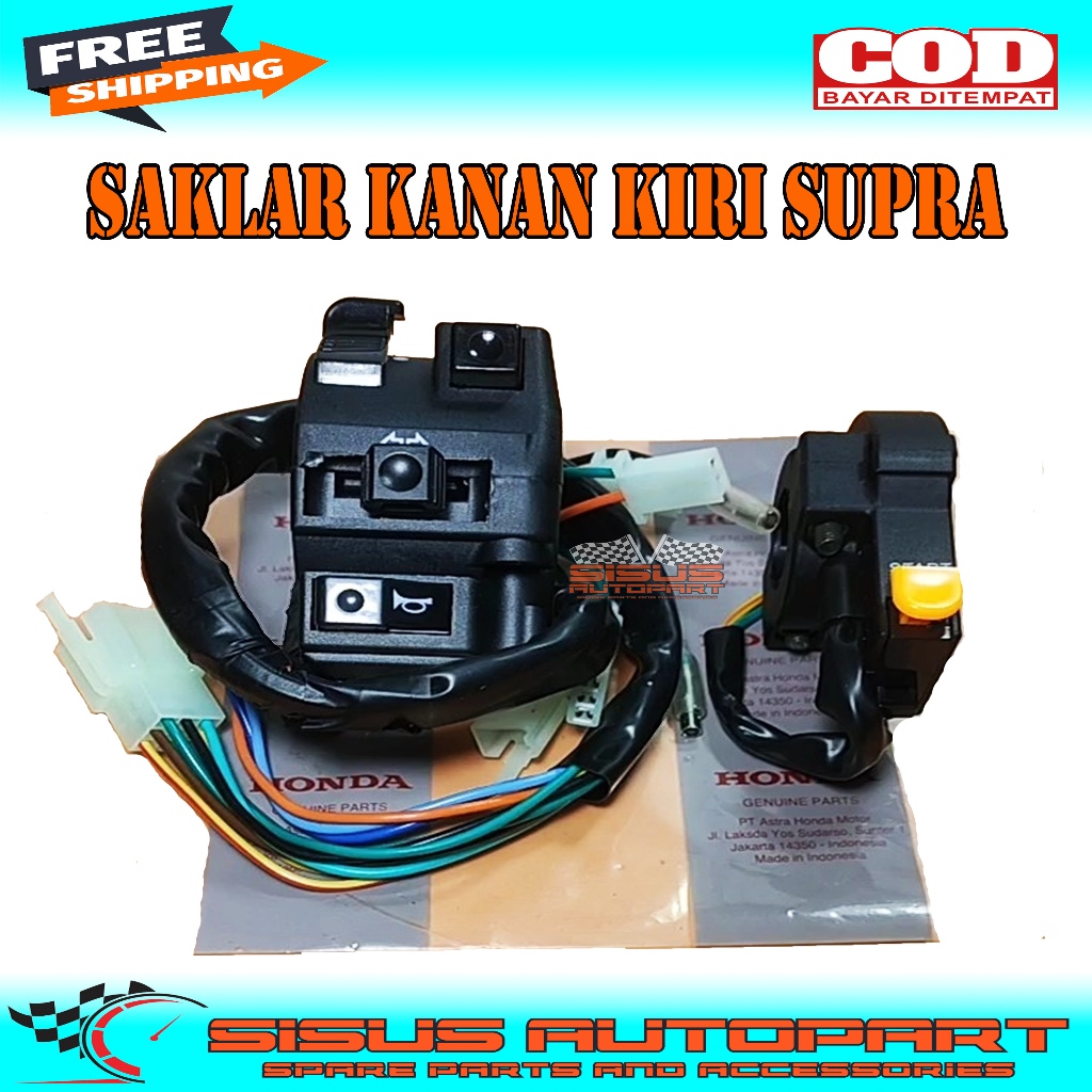 SAKLAR KANAN KIRI SUPRA LAMA SUPRA X / PAKET SAKLAR KANAN KIRI SUPRA / HOLDER KIRI KANAN SUPRA OLD S