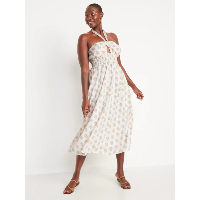 White flare dress / beach bali dress