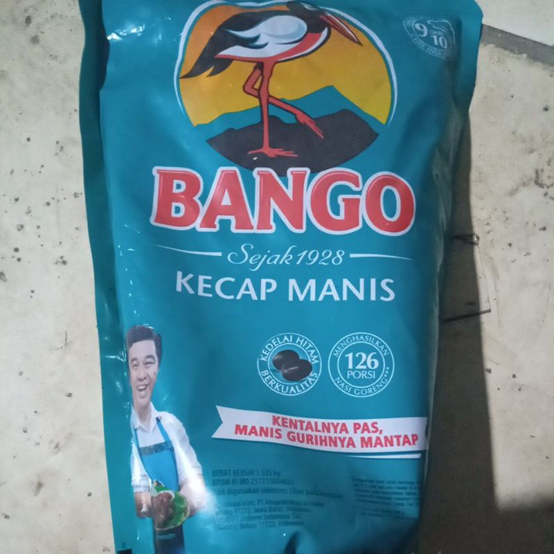 

BANGO kecap manis 1,5kg.exp 18/08/24