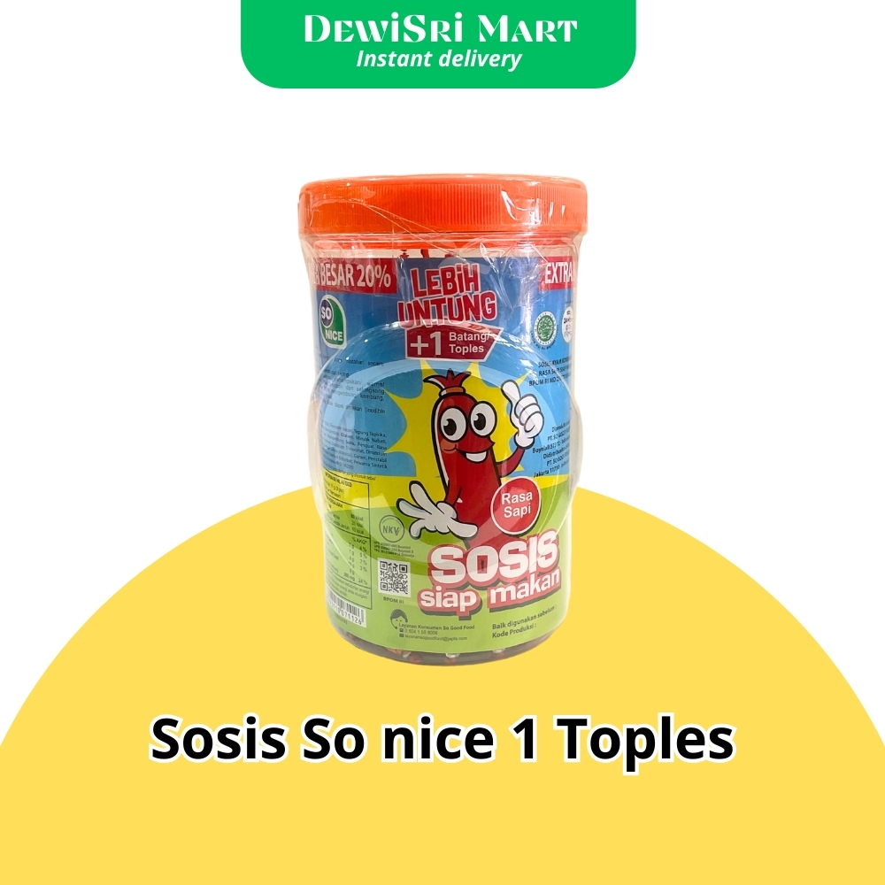 

Sosis So nice 1 Toples - Dewi Sri Mart