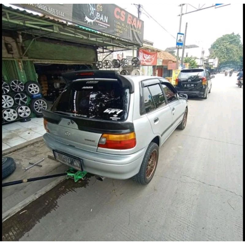 Spoiler pinggang/mid spoiler Starlet kapsul