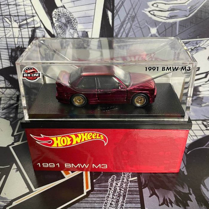Hot Wheels RLC BMW M3 1991 Spectra Flame Merah Red Line Club