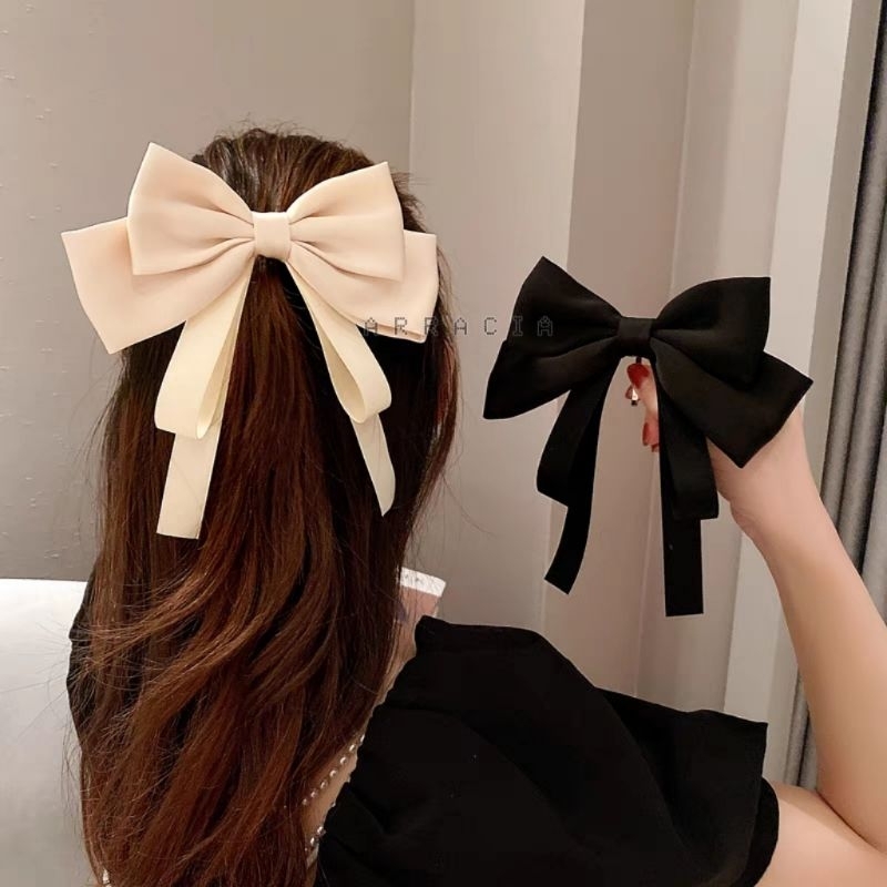 READY STOCK Tusuk Konde Jepit Pita Ribbon Besar Big Hair Clip Rambut Jepitan Hair Pin Accessories Ak