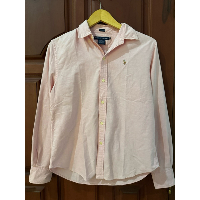 Kemeja Polo Ralph Lauren Baby Pink Preloved