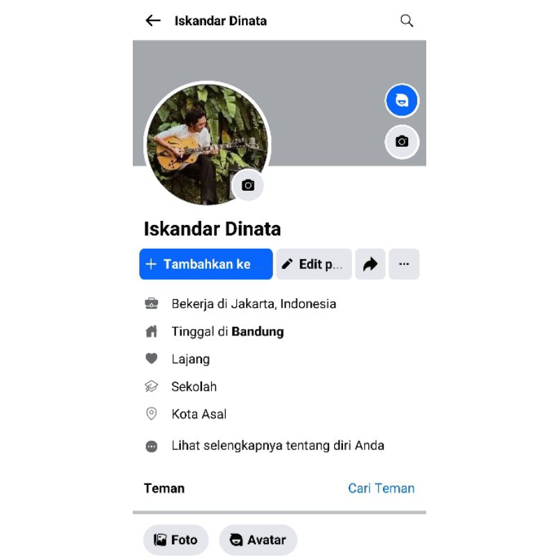 Akun Facebook fresh