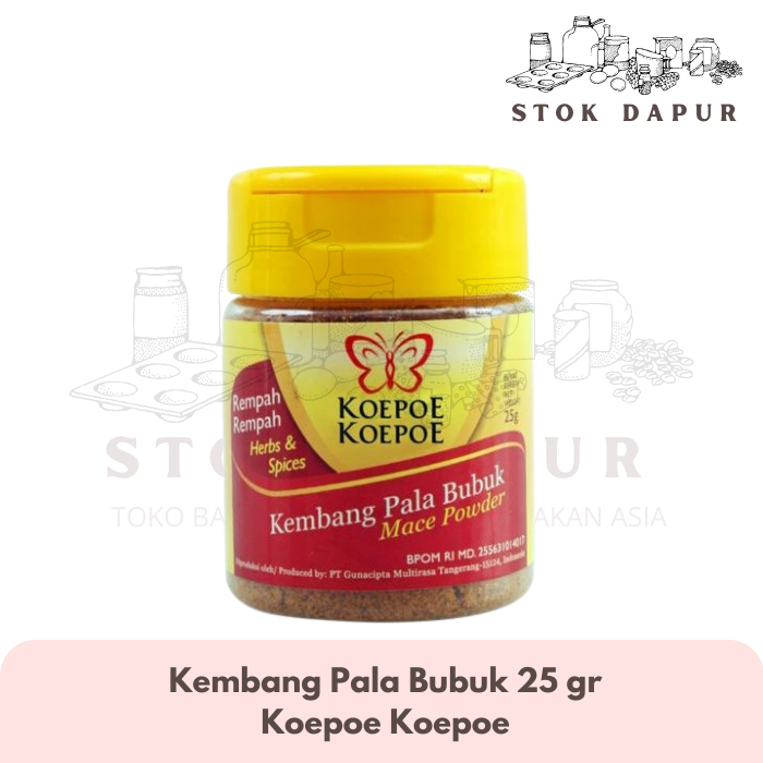 

Kembang Pala Bubuk 25 gr Koepoe Koepoe