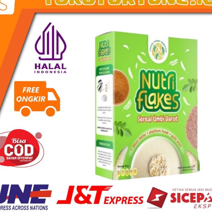 

TERMURAH Nutriflakes seral Umbi Garut Atasi Asam Lambung Maag