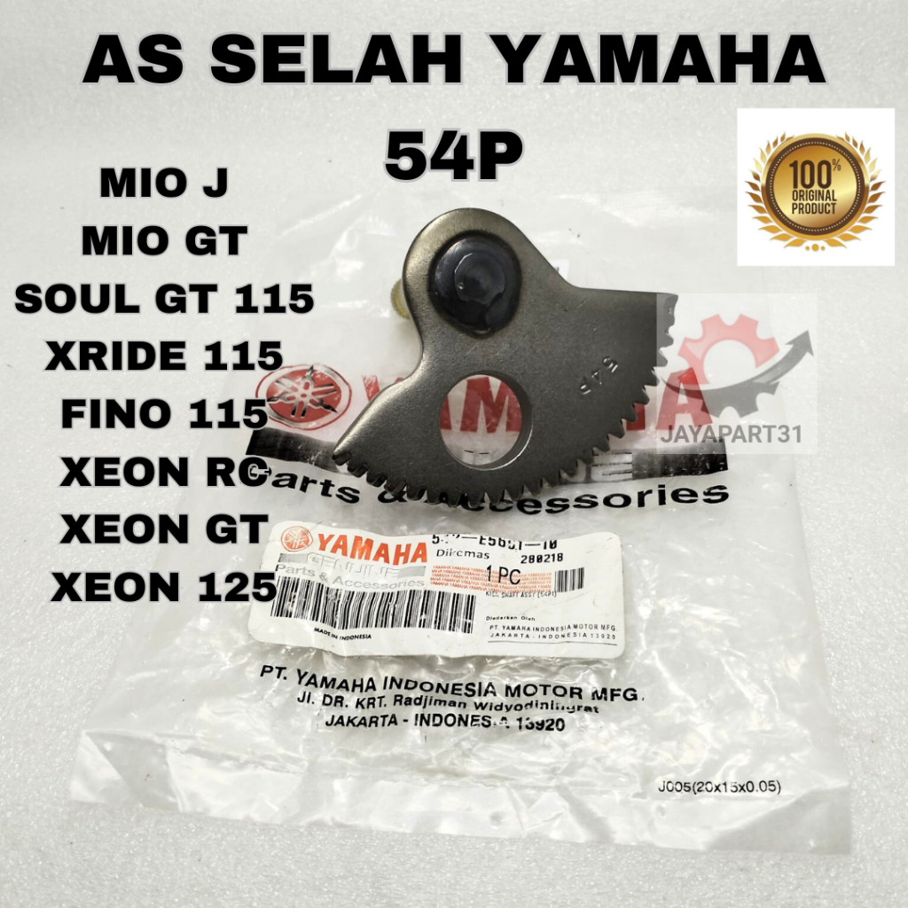 AS SELAH YAMAHA 54P KUALITAS ORIGINAL PRESISI MIO J, MIO GT, SOUL GT 115, XRIDE 115