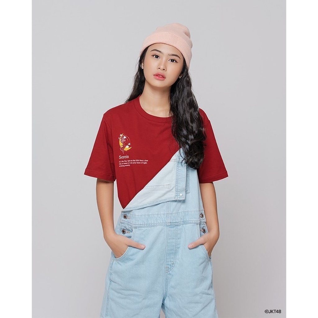 Kaos Oversize JKT48 Birtday T-Shirt Callista Alifia (Callie) | Unisex - Maroon