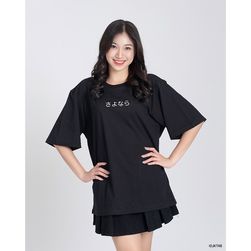 Kaos Oversize JKT48 Birtday T-Shirt Shani Indira (Shani) | Unisex - Hitam