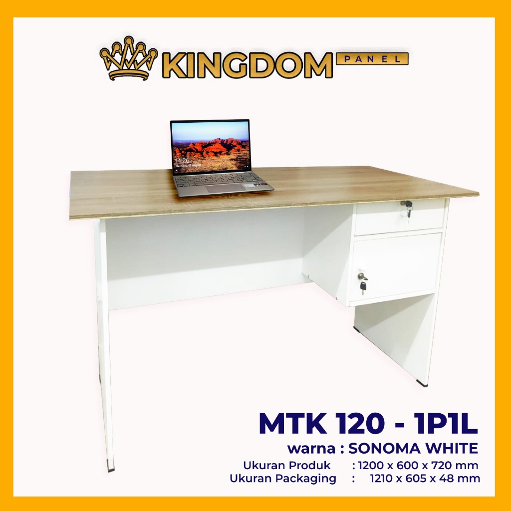 Meja Kerja Kantor Kayu Modern Aesthetic