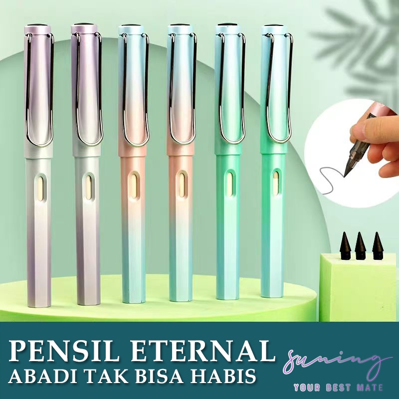 

Eternal Pencil / Pensil Eternal Abadi Tak Bisa Habis / Pensil tanpa rautan untuk Sekolah-Suning Mall