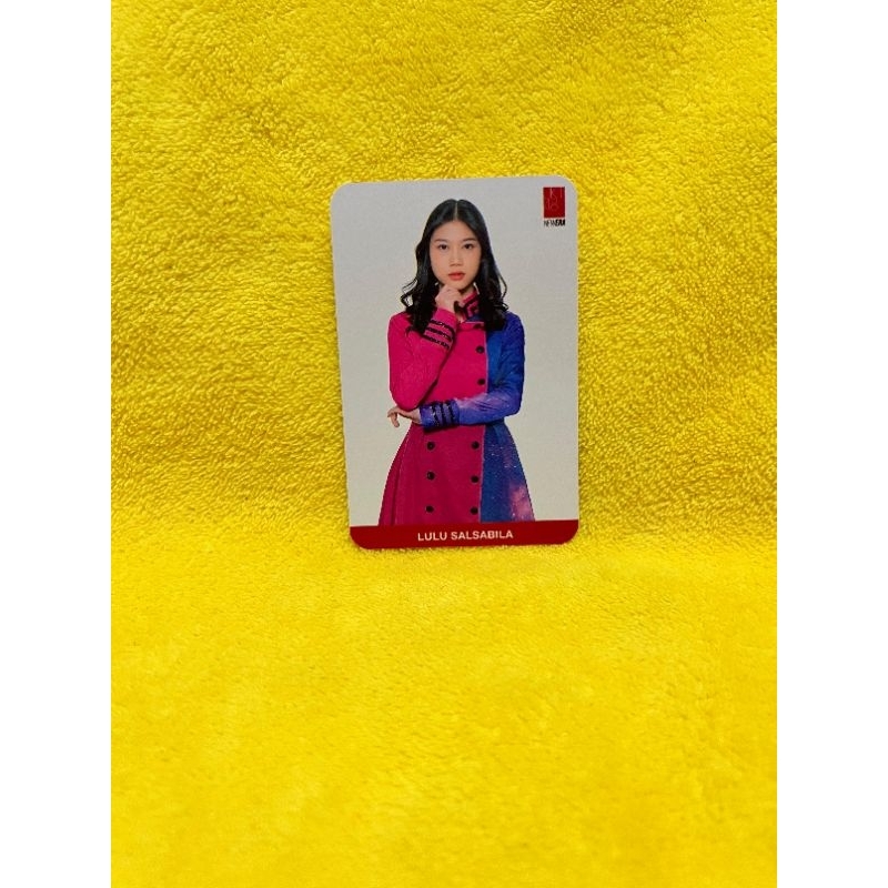 photocard lulu salsabila NTSY official