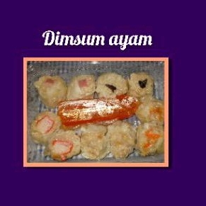 

Dimsum ayam. Isi 10 plus saos. Home made tanpa pengawet dan msg. Dijamin enak halal dan higienis.