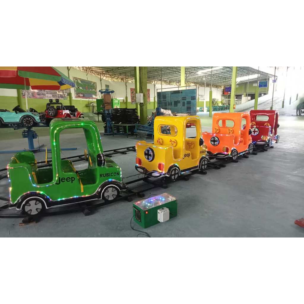 Kereta wahana lantai jeep rubicon