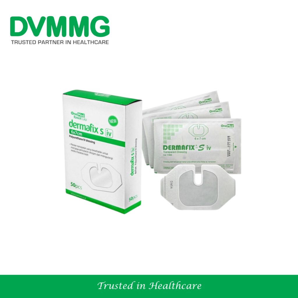 Onemed Dermafix S IV 6x7cm Plester Infus