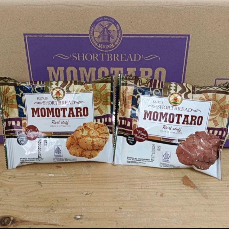 

Aoka shortbread momotaro varian original dan coklat 45gr