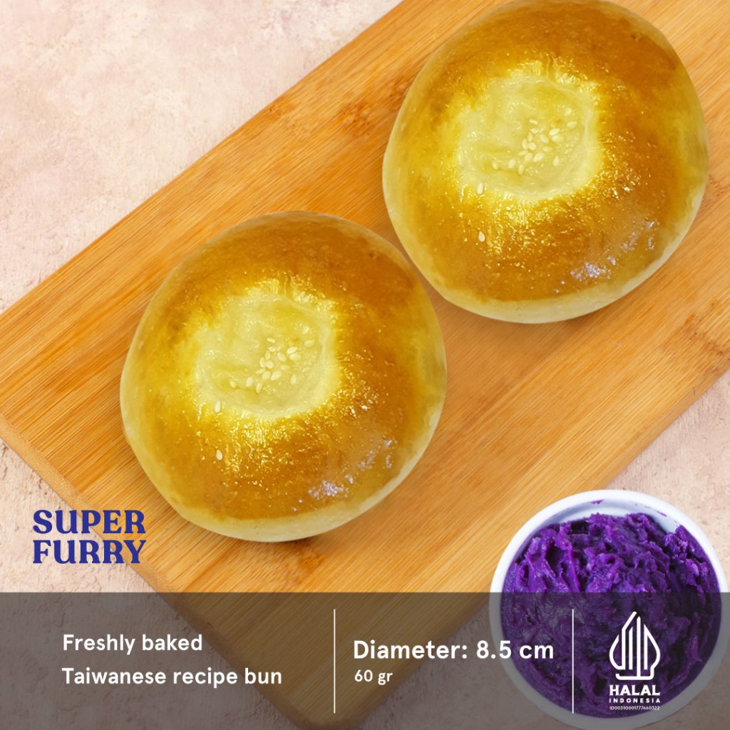 

Taro Mochi Bun