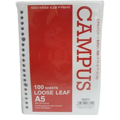 

TBMO LOOSE LEAF A5 100 KIKI AA624320