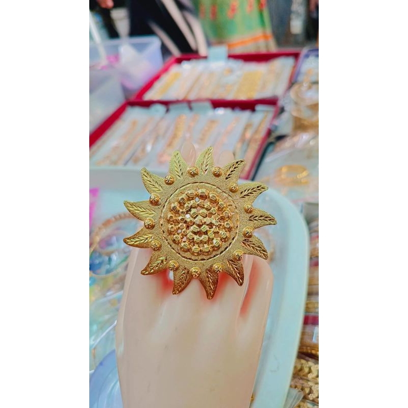 cincin matahari lapisan emas Kuningan