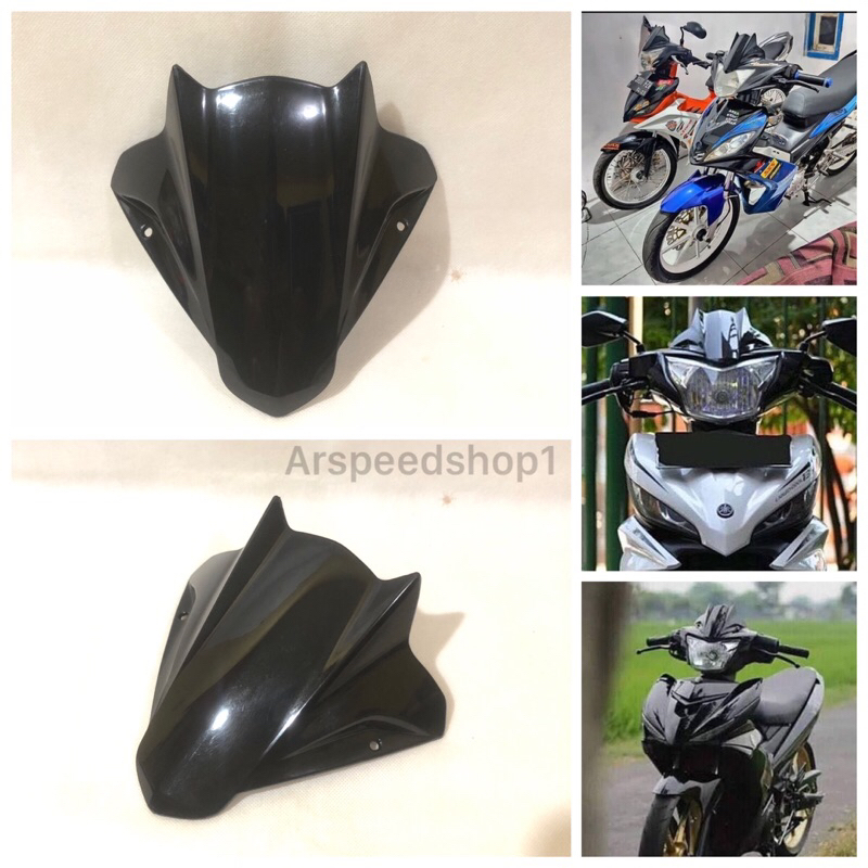 Visor Windshield/Visor Mx New-Mx 150-Mx King 150 Hitam