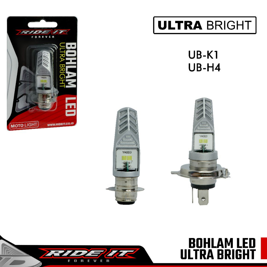 LAMPU LED H4 BOHLAM LED KAKI 3 ULTRA BRIGHT RIDE IT PNP VIXION BYSON LAMPU PESEK DLL