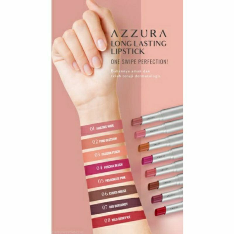 Azzura Longlasting Lipstik/Matte/Lipstik