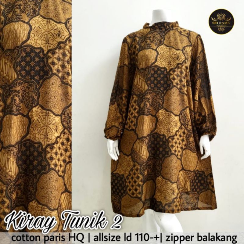 KIRAY TUNIK/TUNIK BATIK/TUNIK SOLO/BATIK SOLO/TUNIK KERJA/TUNIK BATIK KERJA