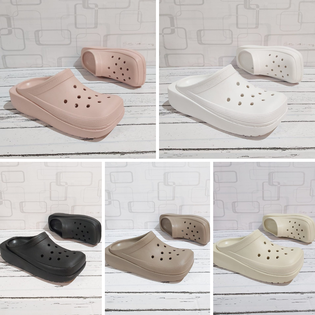 CROCS CRUSH CLOG 2 SANDAL CROCS WANITA CRUSH 2 SANDAL CROCS TINGGI WANITA