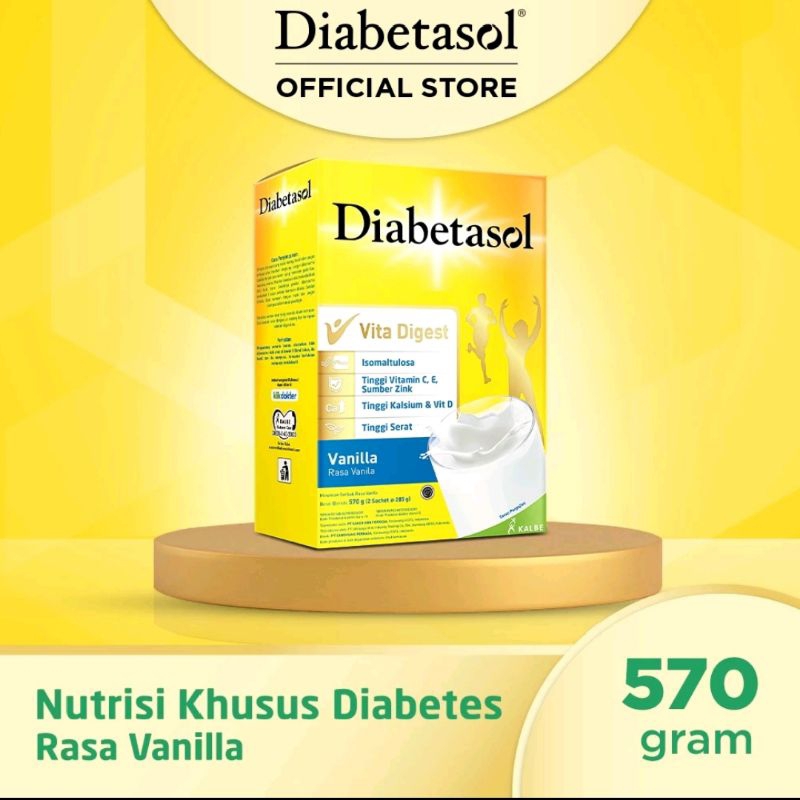 

SUSU DIABETASOL 570GR VANILLA