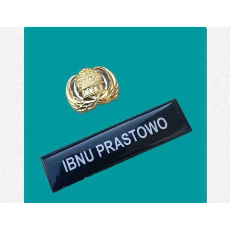 PAPAN NAMA PDH ASN/NAMA PDH CUSTOM LOGO/PAPAN NAMA ASN