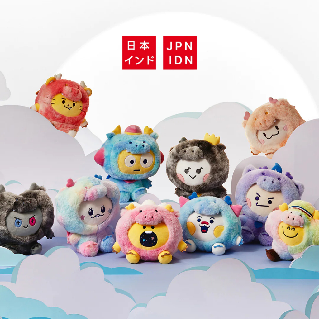 [Pre Order] TRUZ x Line Friends - New Year Dragon Medium Sitting Doll