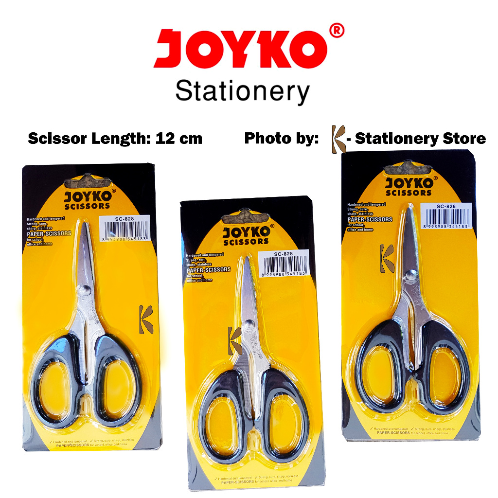 

Gunting Kertas Original Joyko – SC-828 – Paper Scissors – 12 cm