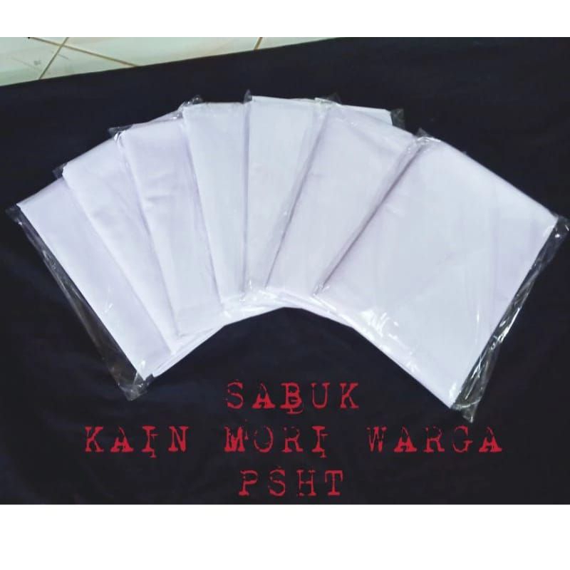 Sabuk Mori Duplikat PSHT Halus Ddan Lembut Panjang 3M Pas | Sabuk Duplikat Warga PSHT | Original Pro