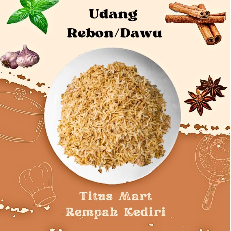 

UDANG Rebon/Dawu/Grago Kualitas SUPER Asli Isi 50 -100 Gram